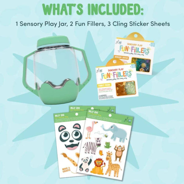 Sensorisches Glas zum Befüllen mit Wasser und Zubehör – Zoo