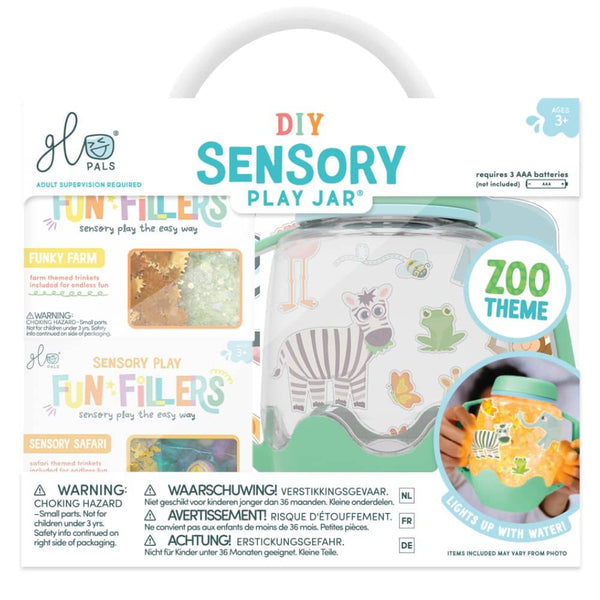 Sensorisches Glas zum Befüllen mit Wasser und Zubehör – Zoo