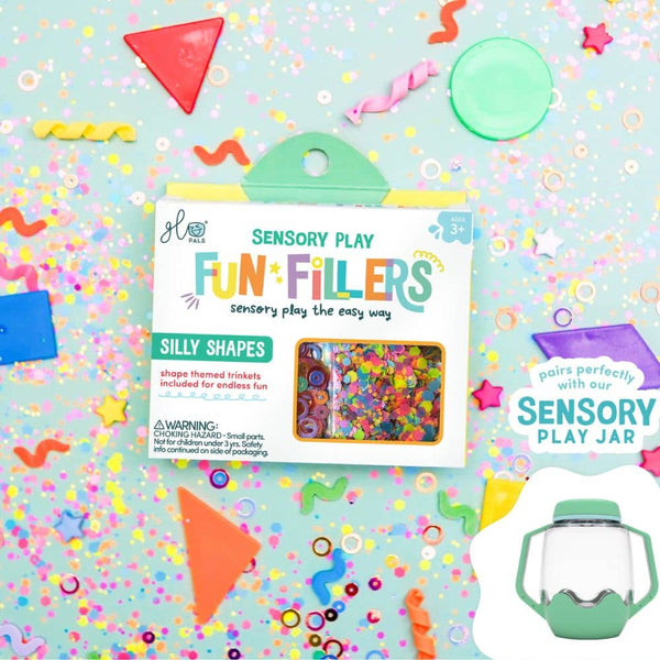 Set mit sensorischen Accessoires für Gläser – Formen Sensorische Kugel Happy Bubbles – Entchen