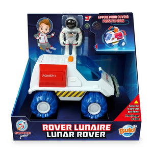 Forschungsraumfahrzeug mit Astronaut