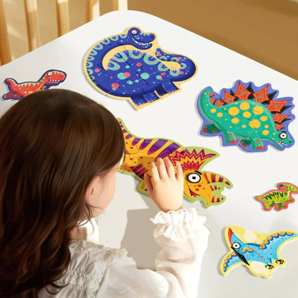 Mein erstes 6-in-1-Puzzle – Dinosaurier