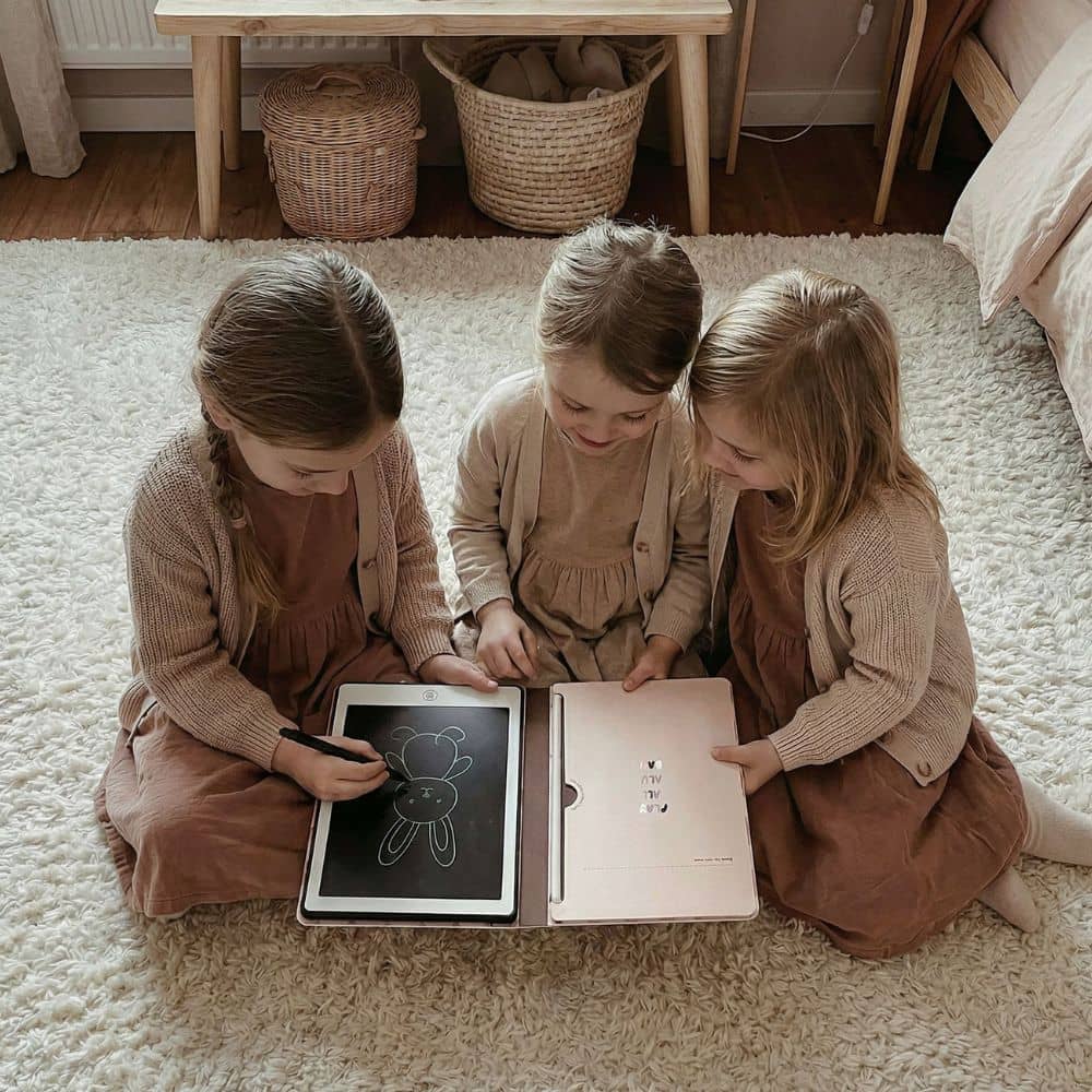 KidLupe Znikopis mit niedlichem Hasenmotiv, ideal als Grafiktablett für Kinder zeichnen