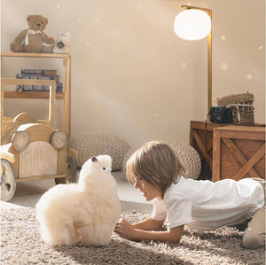 Plüsch-Maskottchen Alpaka Naturals – Blond 32 cm