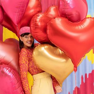 Folienballon – Rotes Herz 75 x 64,5 cm