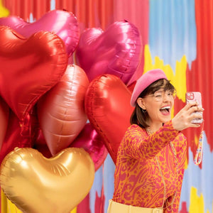 Folienballon – Rotes Herz 75 x 64,5 cm