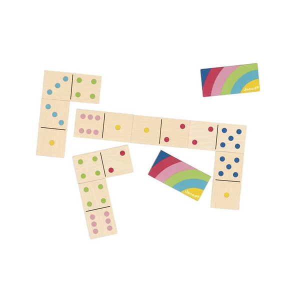 Holz-Logikspiel – Domino 3+