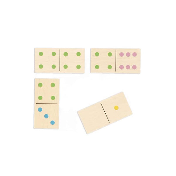 Holz-Logikspiel – Domino 3+