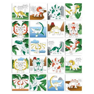 Malbuch mit Markern – Dinosaurier