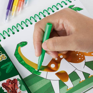 Malbuch mit Markern – Dinosaurier