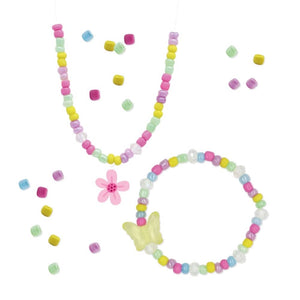 Set zum Basteln von Halsketten und Armbändern DIY Kit – Blumen