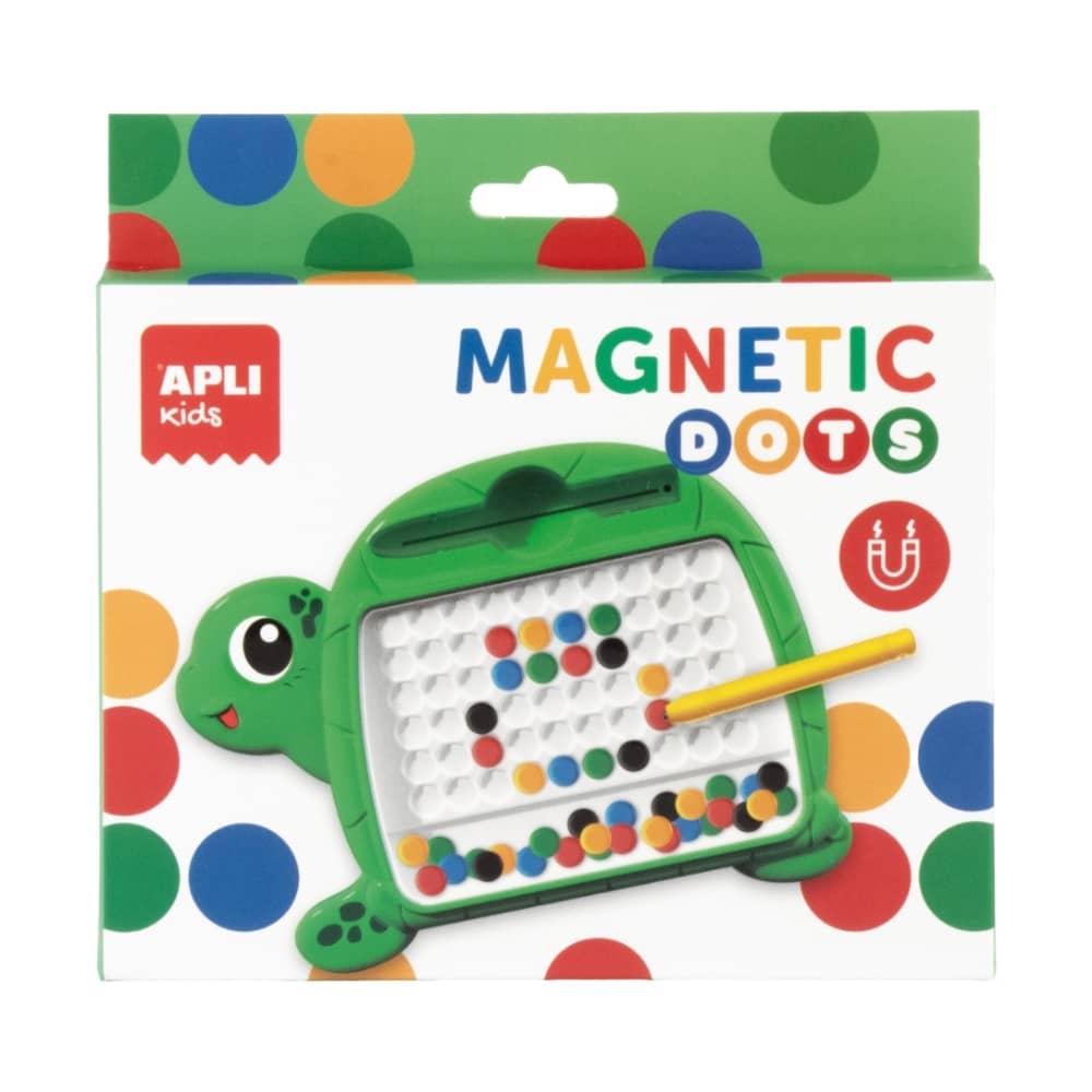 Kleine Magnettafel mit Punkten – Schildkröte