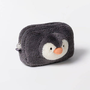Plüsch-Federmäppchen, Kosmetiktasche – Pinguin 19 cm