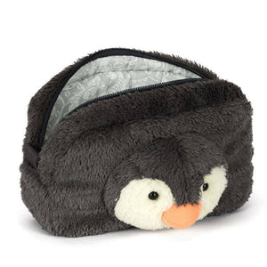 Plüsch-Federmäppchen, Kosmetiktasche – Pinguin 19 cm