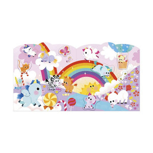 Stickeralbum mit 70 Stickern – Magische Welten