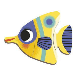 Magnetisches Puzzle Magnetibook Janod – Fische 3+