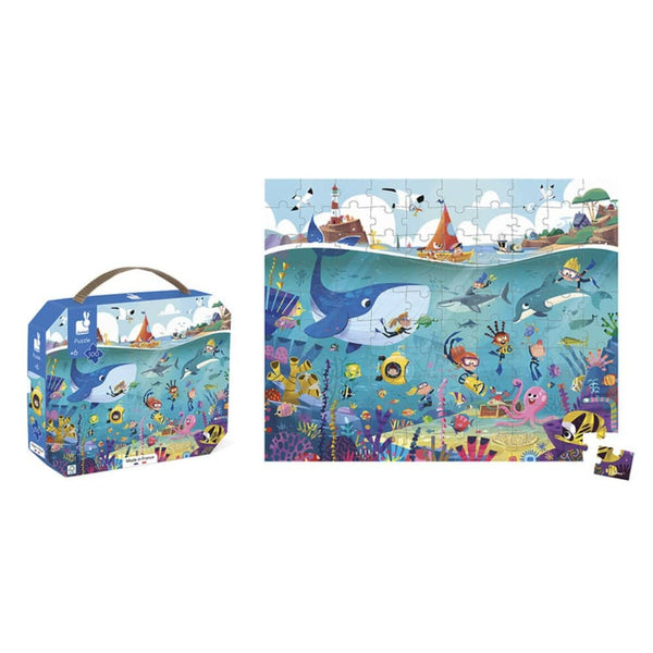 Puzzle im Koffer – Unterwasserwelt 100 Teile