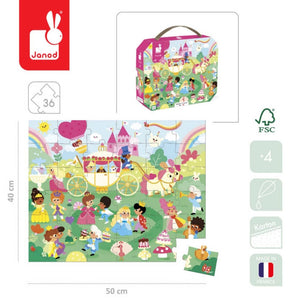 Puzzle im Koffer – Prinzessinnen 36 Teile