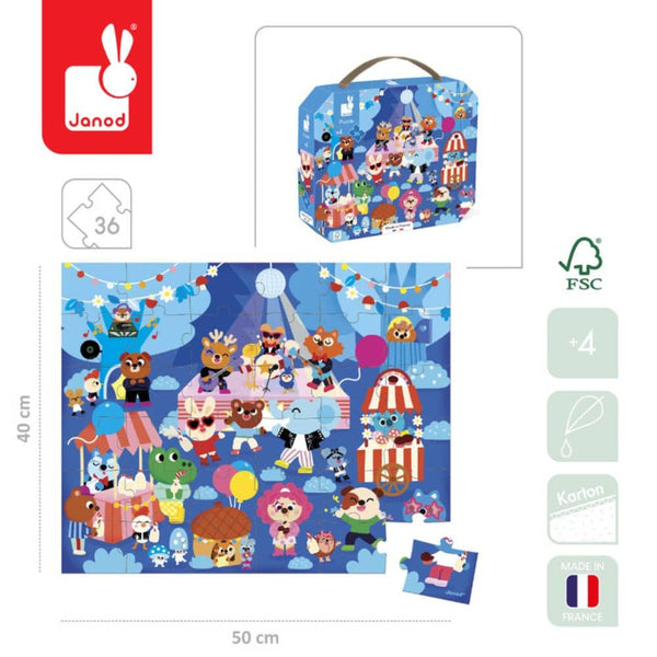 Puzzle im Koffer – Party 36 Teile