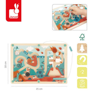 Magnetisches Labyrinth – Dinosaurier 2+