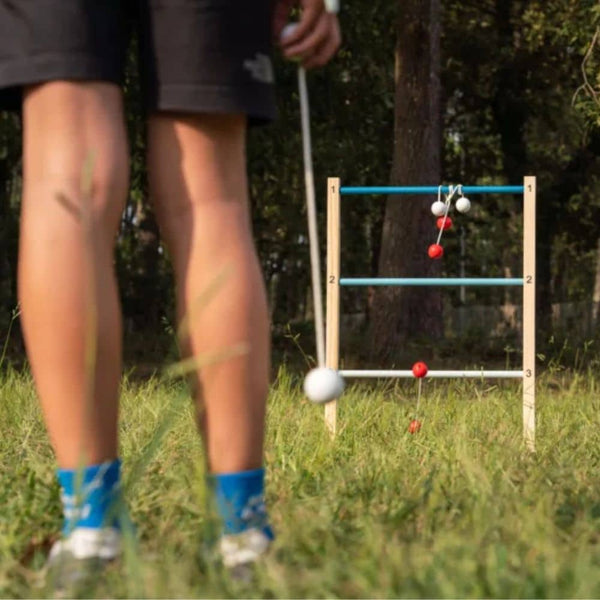 Geschicklichkeitsspiel – 2-in-1: Leiter und Zielwerfen