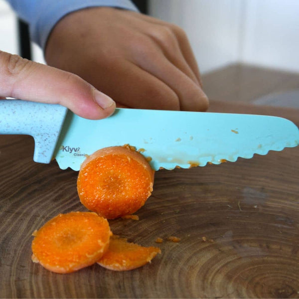 Klassisches Kindermesser Klyv Classic – Meeresblau