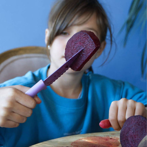 Klassisches Kindermesser Klyv Classic – Meeresblau