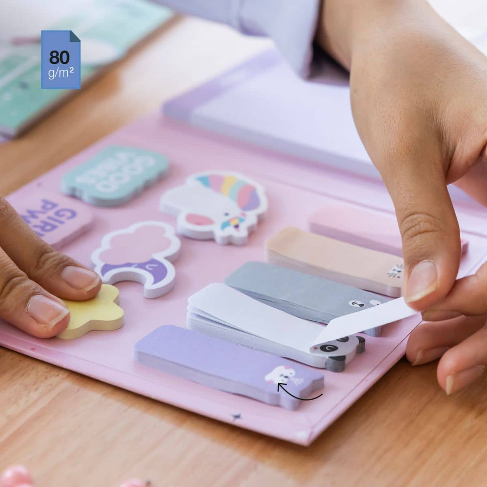 Großes Haftnotizen-Set – Notizblock & Sticker (über 500 Teile)