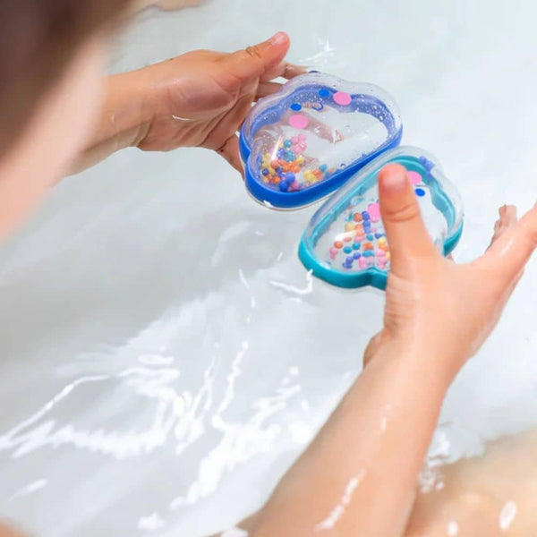 Badespielzeug – Bunte Wolken-Rasseln