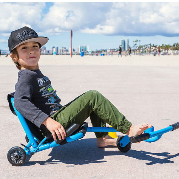 Kinderfahrzeug & Sitz-Gokart mit Beinantrieb - Classic Blue (3-12 Jahre)