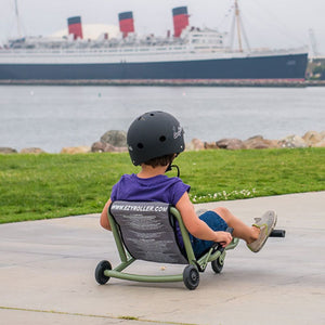 Kinderfahrzeug & Sitz-Gokart mit Beinantrieb - Classic Light Green (3-12 Jahre)