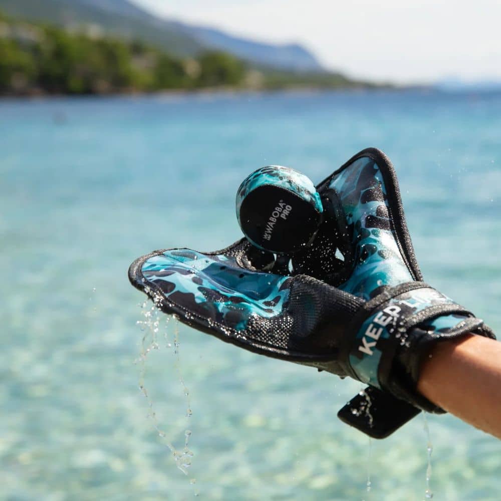 Pro Catch Wasser-Baseball Set – Handschuh & Ball für Pool und Meer