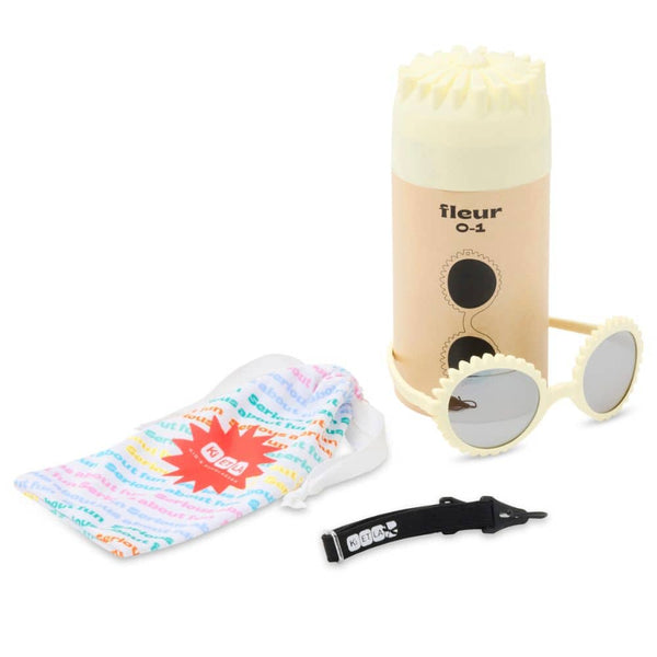 Flexible Kindersonnenbrille Fleur 0-12 Mon. - Butter