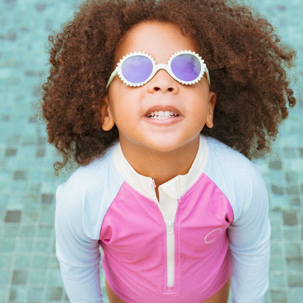 Flexible Kindersonnenbrille Fleur 0-12 Mon. - Tea