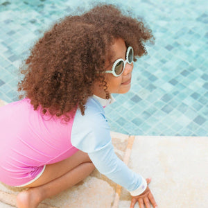 Flexible Kindersonnenbrille Fleur 0-12 Mon. - Tea