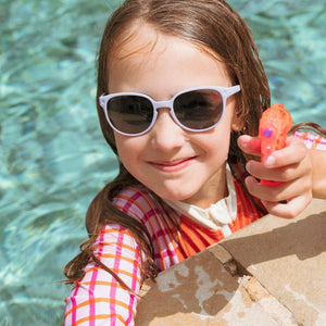 Flexible polarisierte Kindersonnenbrille Wazz 4-7 J. - Lavender