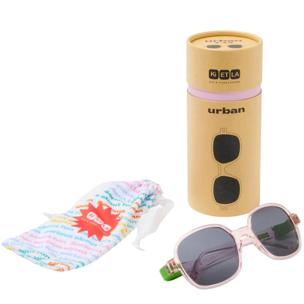 Flexible polarisierte Kindersonnenbrille Urban 4-7 J. - Verbena Green