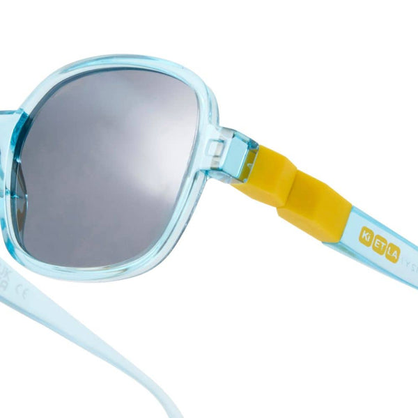 Flexible polarisierte Kindersonnenbrille Urban 7-12 J. - Storm Yellow