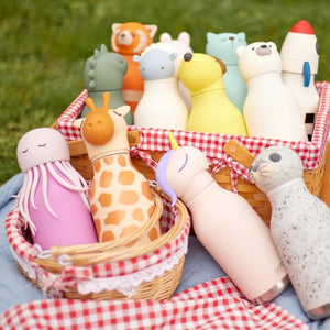 Thermo-Trinkflasche mit Strohhalm Bestie – Fuchs (460 ml)