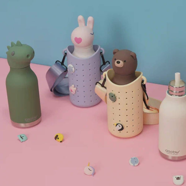 Flaschenhalter mit Gurt Bestie Sling – Gelb