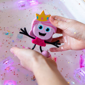 Ida Prinzessin Rosa - Set mit zwei im Wasser leuchtenden Sensorikwürfeln