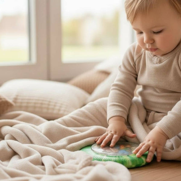 Peekaboo-Sensorikscheibe mit Figuren - Dinosaurier