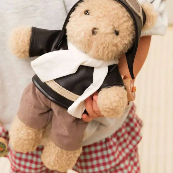 Kuscheltier Bär Pilot (29 cm)