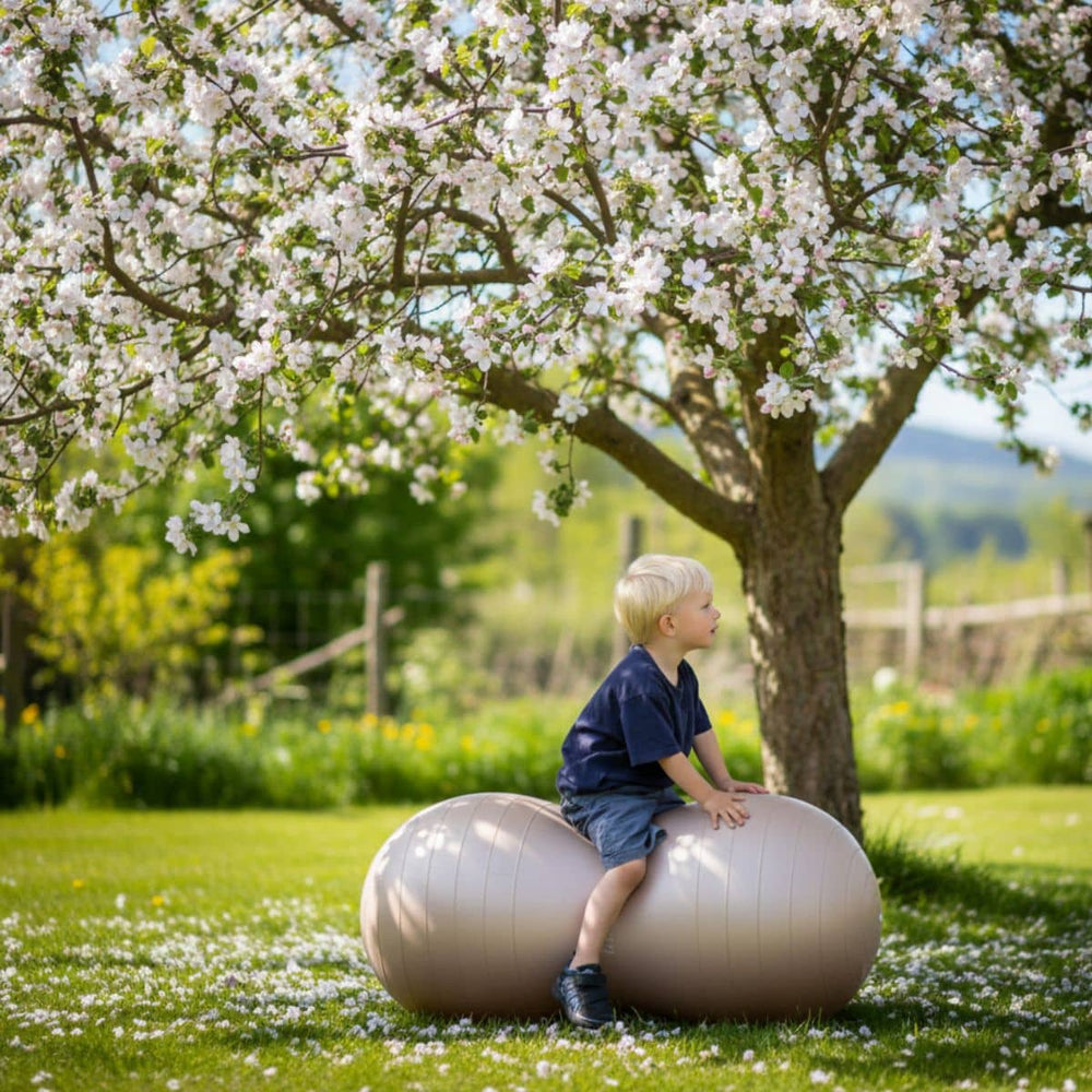 Erdnuss-Gymnastikball für Kinder - Pink