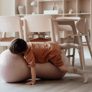 Erdnuss-Gymnastikball für Kinder - Pink