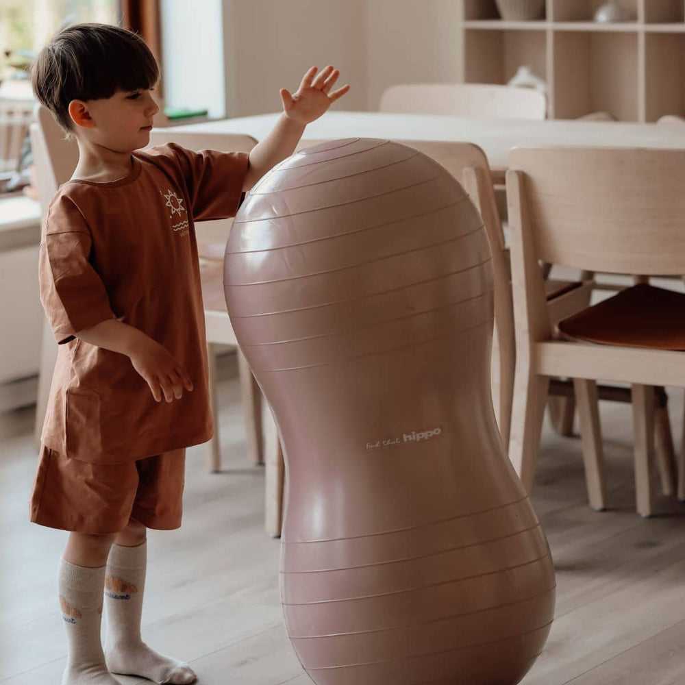 Erdnuss-Gymnastikball für Kinder - Pink