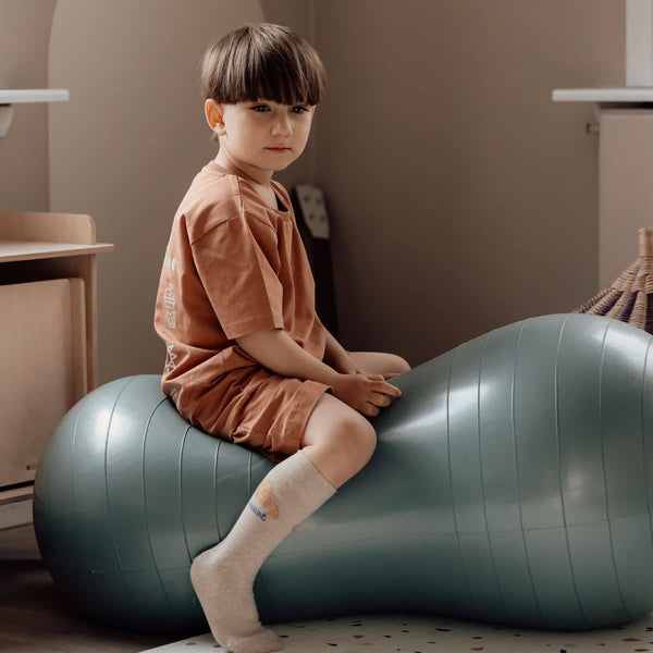 Erdnuss-Gymnastikball für Kinder - Blue