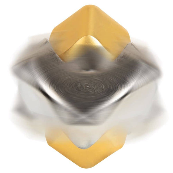 Geschicklichkeitsspielzeug – Fidget Cube Spinner - silber/gold