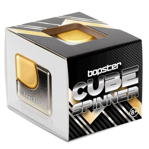 Geschicklichkeitsspielzeug – Fidget Cube Spinner - silber/gold