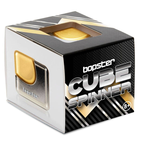 Geschicklichkeitsspielzeug – Fidget Cube Spinner - silber/gold