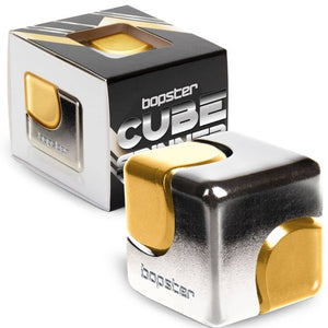Geschicklichkeitsspielzeug – Fidget Cube Spinner - silber/gold